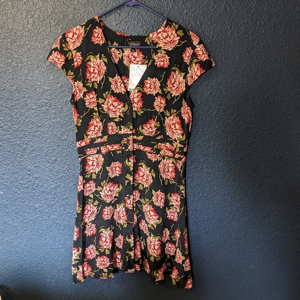 Topshop button down Dress, Eur40, US8, UK12
